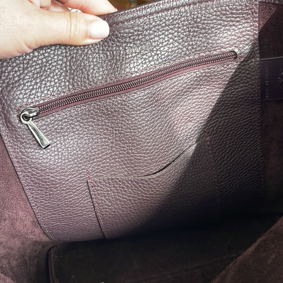 LONGCHAMP Rousseau North South Tote in Aubergine - Picture 5 of 8
